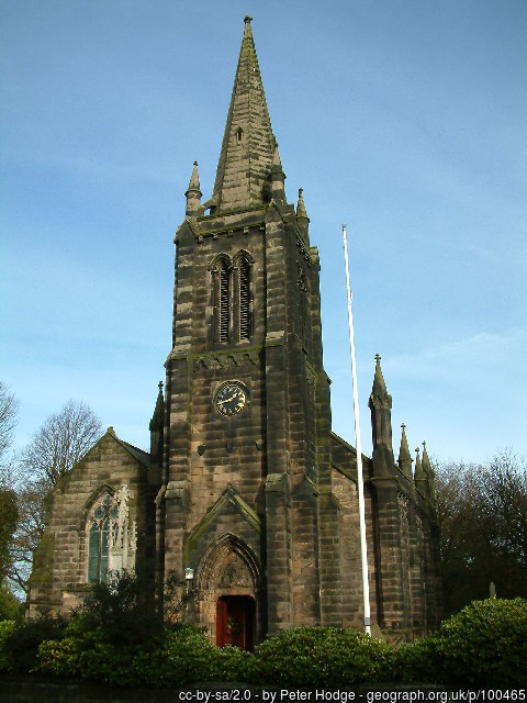 Exterior image of 622144 Bickerstaffe Holy Trinity