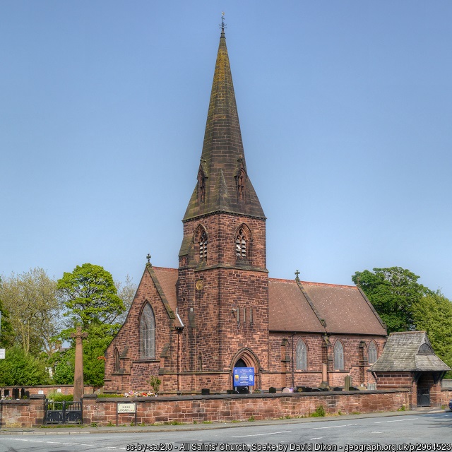 Exterior image of 622116 Speke All Saints