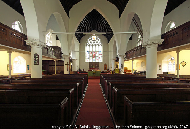 Interior image of 623105 All Saints Haggerston