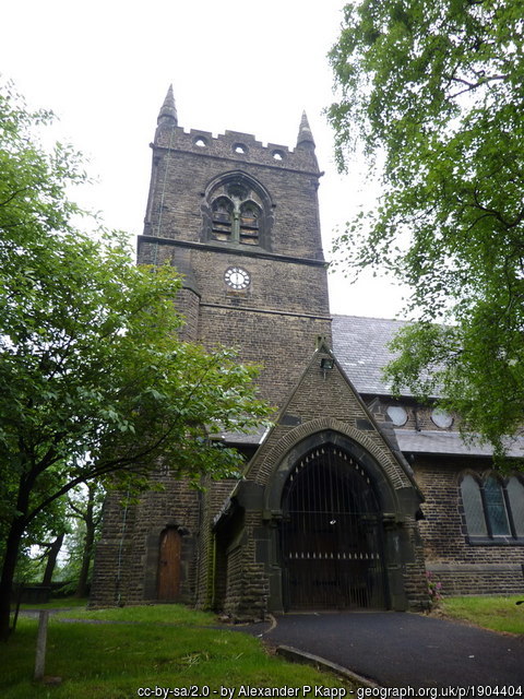 Exterior image of 624261 Denshaw Christ Church