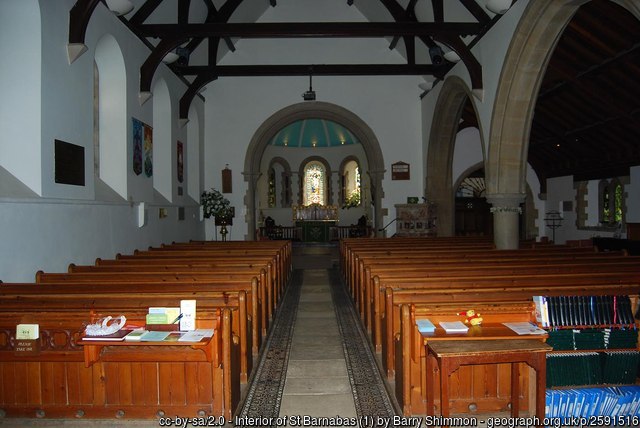 Interior image of 629041 Swanmore St Barnabas