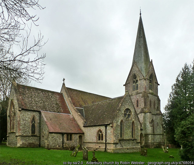 Exterior image of 634328 Alderbury St Mary the Virgin