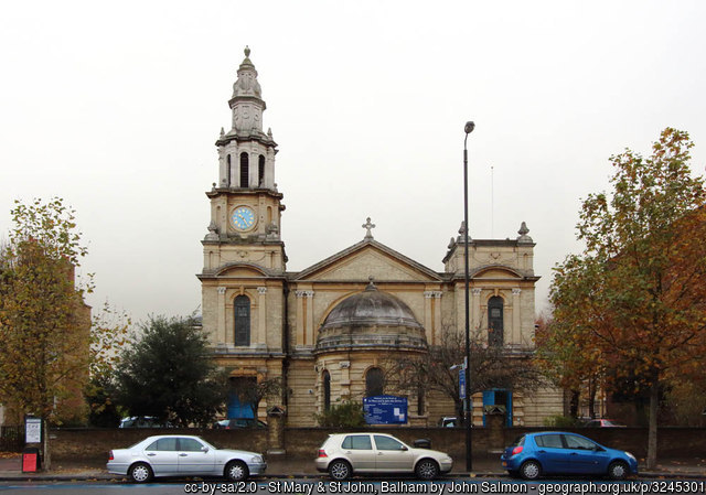 Exterior image of 637334 Balham St Mary & St John the Divine