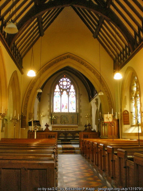 Interior image of 641144 Newtown St Mary the Virgin & St John the Baptist