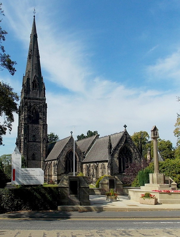 Exterior image of 609252 St Philip & St James, Alderley Edge