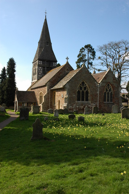 Exterior image of 616052  St Mary the Virgin, Bromesberrow