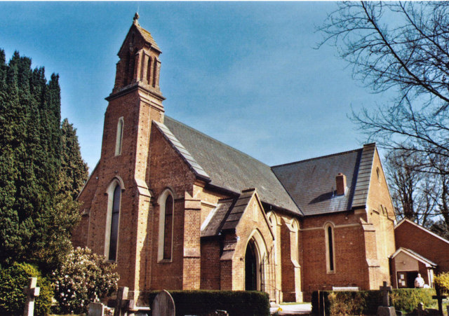 Exterior image of 617011 Christ Church, Crookham