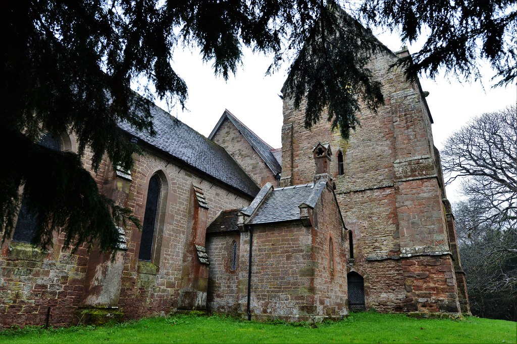 Exterior image of 618424  St. Michael & All Angels, Alberbury