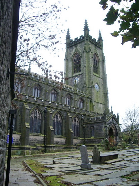 Exterior image of 646301 St Thomas a Becket & St Thomas the Apostle, Heptonstall