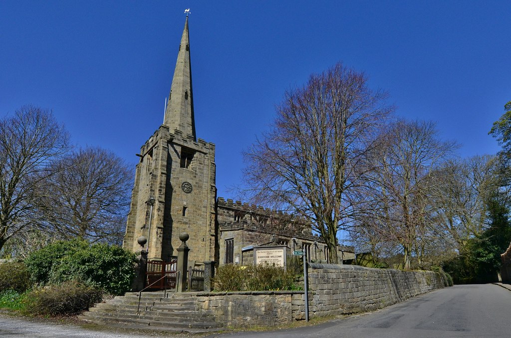 Exterior image of 612111 All Saints, Ashover