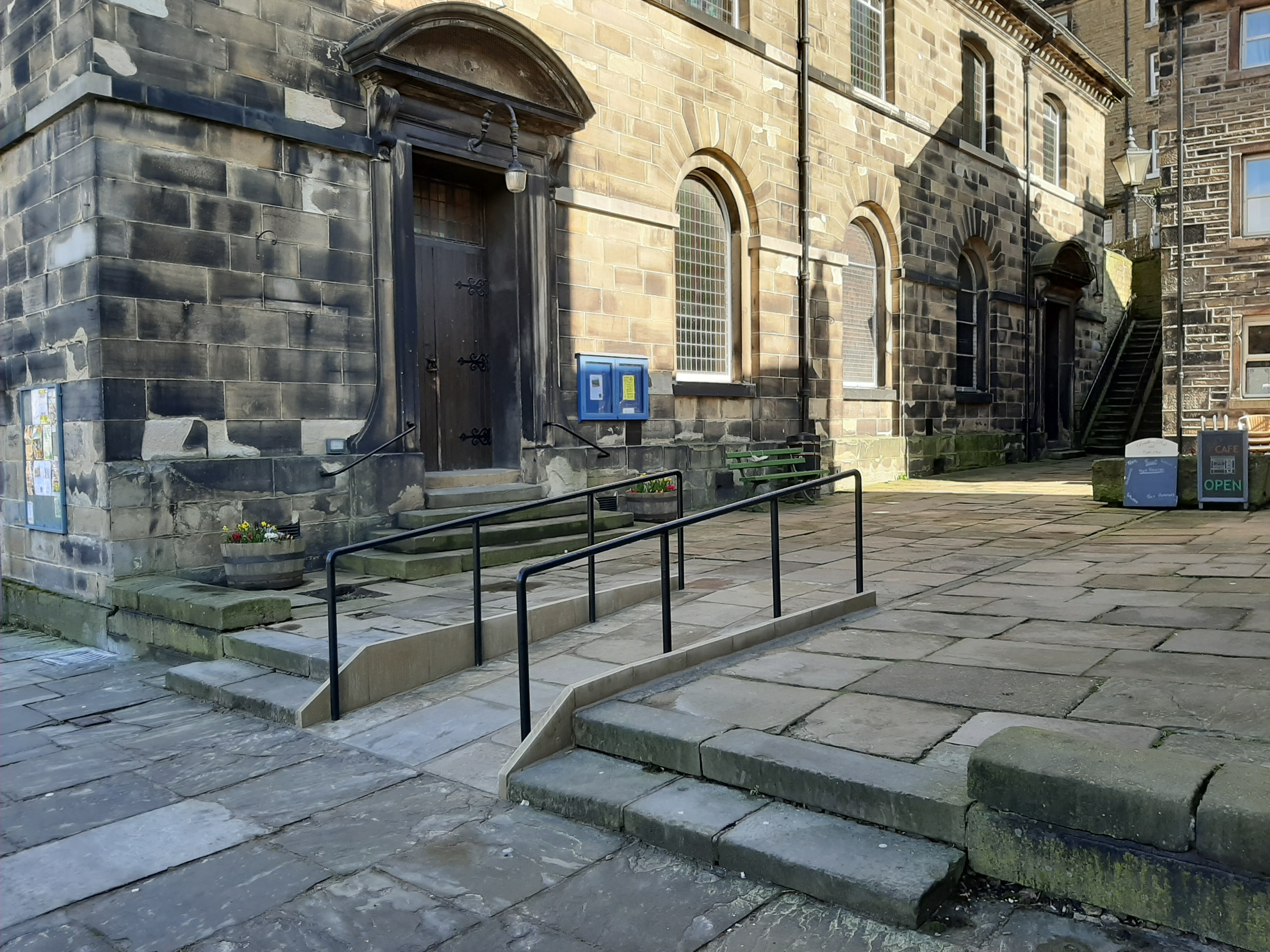Picture of completed ramp