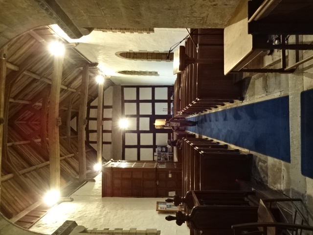 642270 Knighton on Teme St Michael and All Angels interior