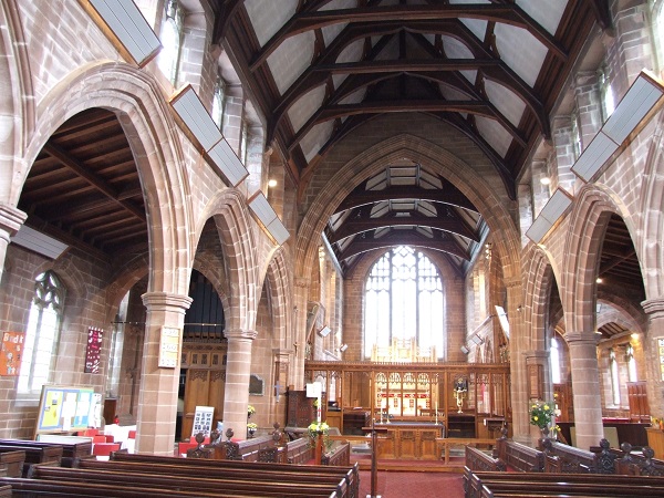 Interior photograph of 624370 Crawshawbooth: St John