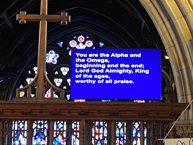 Installation of Large Screen