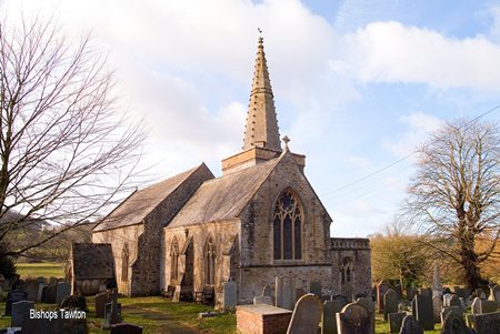 Exterior image of 615404 Bishops Tawton, St John the Baptist