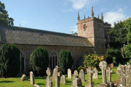 Exterior image of 615159 Bishopsteignton, St John the Baptist