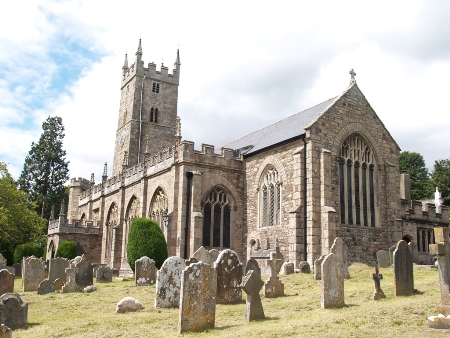 Exterior image of 615297 Bovey Tracey, Ss Peter, Paul and Thomas of Canterbury.