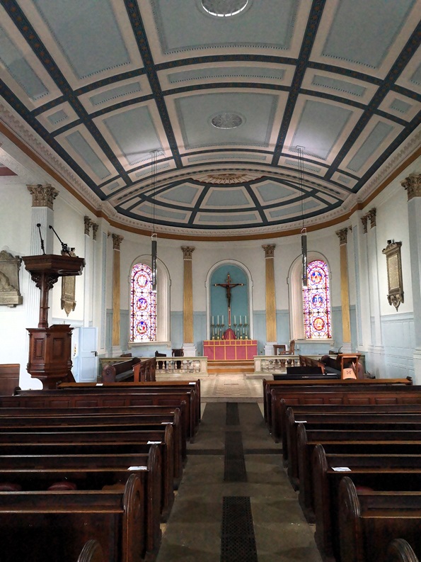 Interior looking East