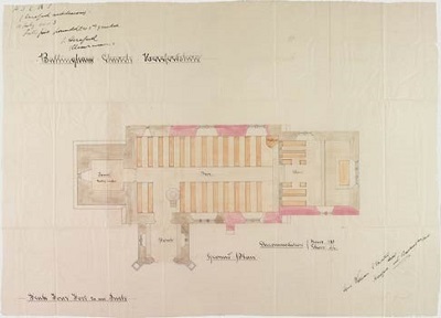 Church plan of 618085 Ballingham St Dubricius