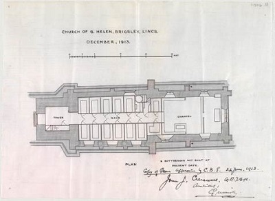Church Plan of 621573 Briglsey St Helen