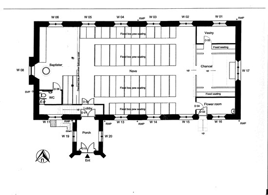 Plan of 646151 Cleckheaton Whitechapel 