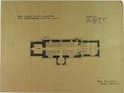 Church plan of 627207 North Hinksey St Lawrence