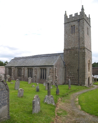 Exterior image of 615309 Lustleigh, St John the Baptist