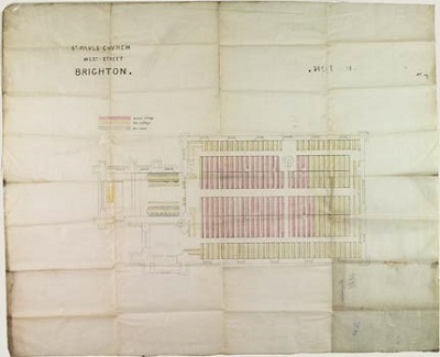 Church plan of 610043 Brighton St Paul