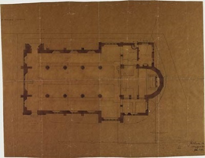 Church plan of 610091 Hove St Barnabas