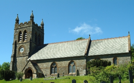 Exterior image of 615483 Parracombe, Christ Church