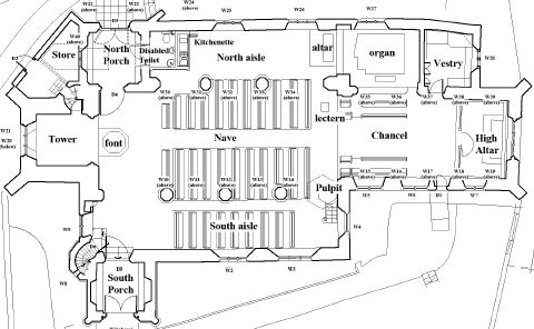 Plan of 626097 Norwich: St George Tombland