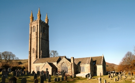 Exterior image of 615316 Widecombe-in-the-Moor: St Pancras