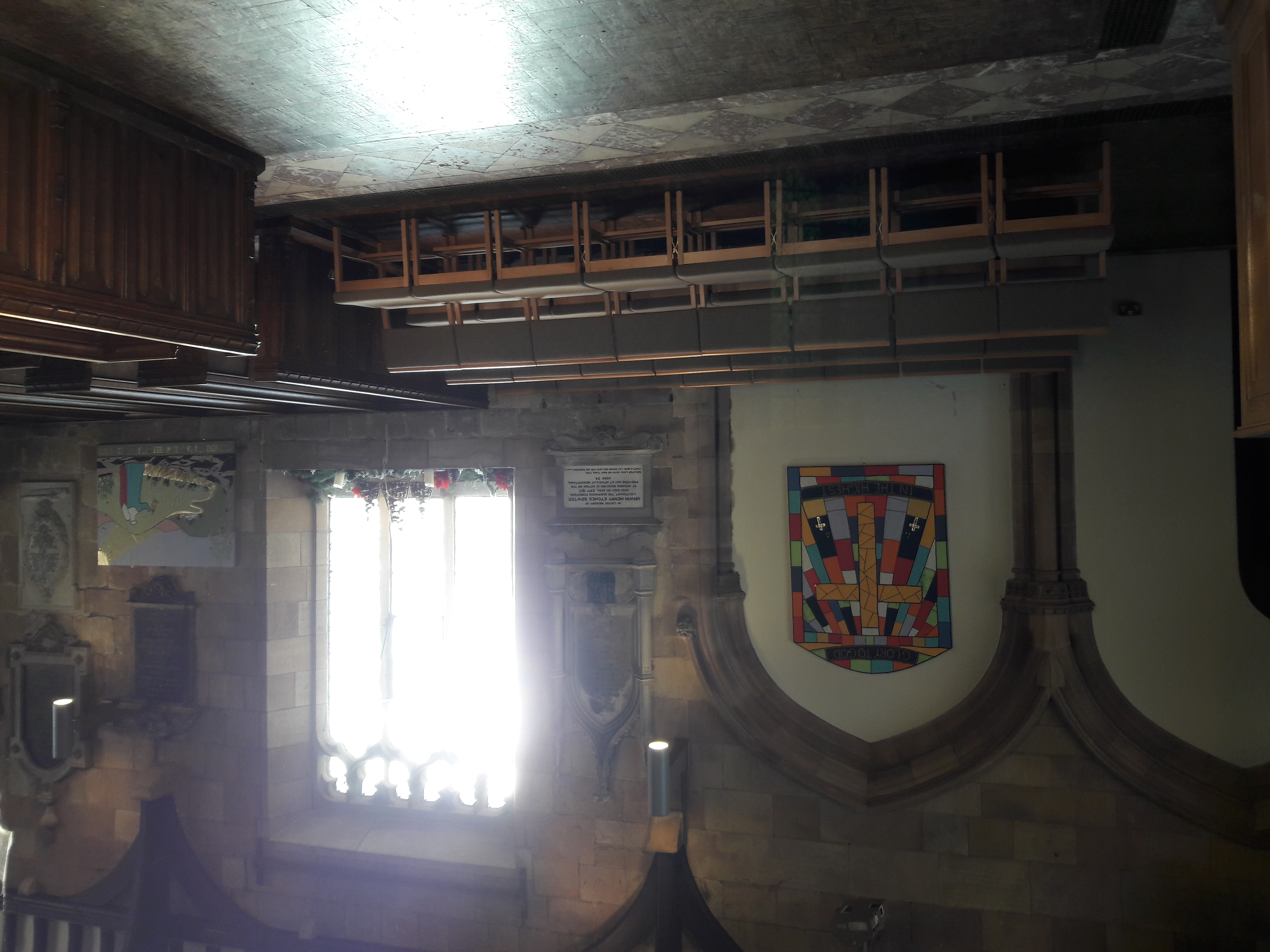 Photograph of new 'Faith' chairs 